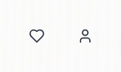 Gast-Konto-Icons in der Navigation